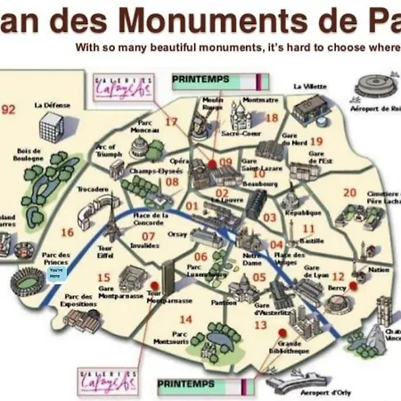 Appartamento Paris, Tour Eiffel, Champs Elysées *